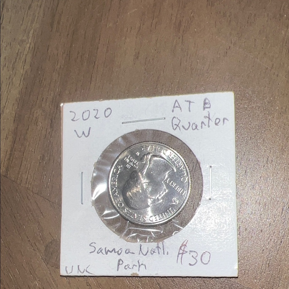 US Quarter 2020 West Point mint mark. As pictured.
